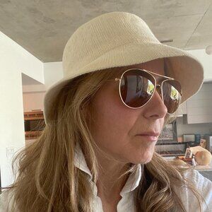 Kangol bucket hat woven cotton